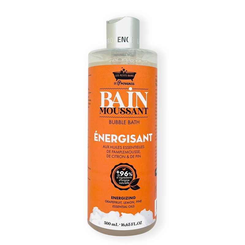 Les Petits Bains de Provence Bain Moussant ÉNERGISANT 500mL