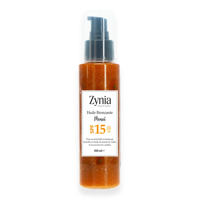 Zynia Huile Bronzante Monoi de Tahiti SPF 15 100ml