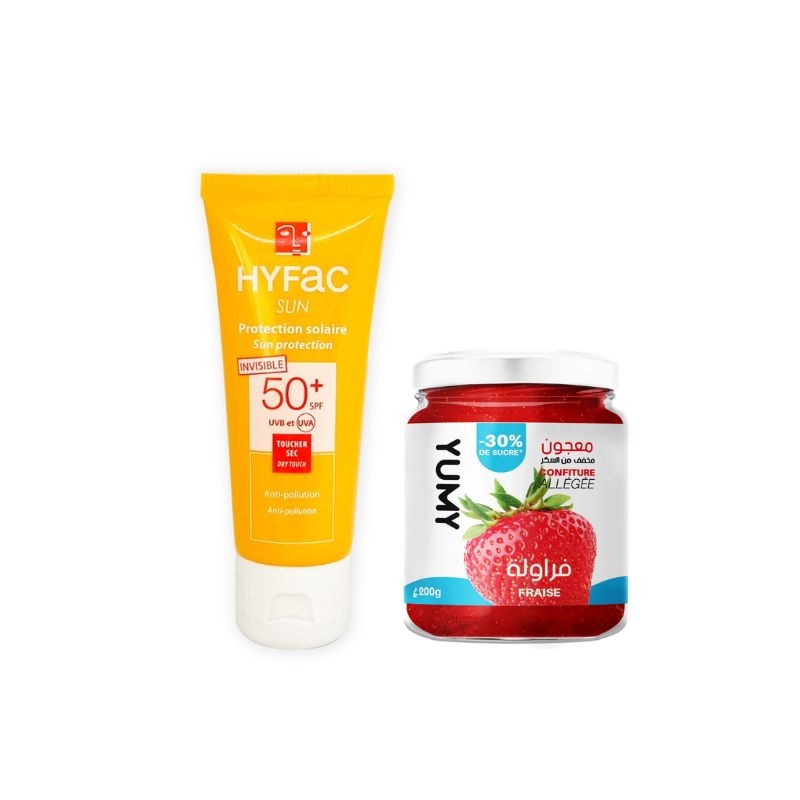 Pack Été HYFAC SUN SPF 50+ & Confiture Fraise YUMY - Offre Exclusive