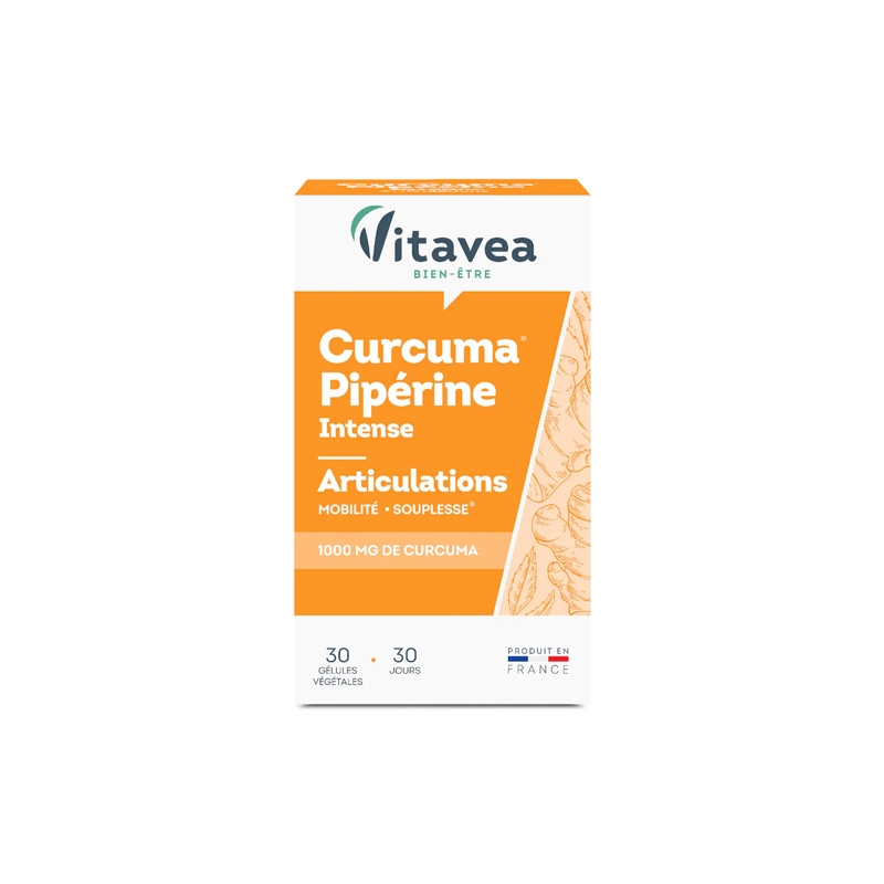 Vitavea Curcuma Pipérine Intense 30 Gélules